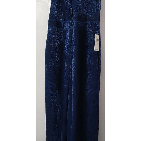 Elevenses anthropologie women size 2 TALL LONG glam dressy romper halt neck $178 - Picture 5 of 9